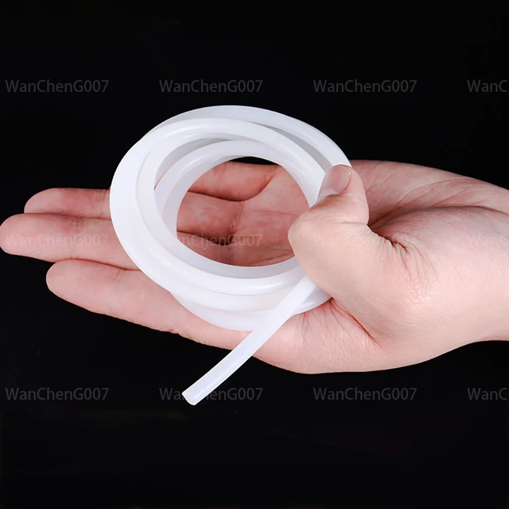 

Solid Silicone Cord Dia 11~30mm White Rubber Gasket Trim Seal Strips O Ring High Temperature Waterproof