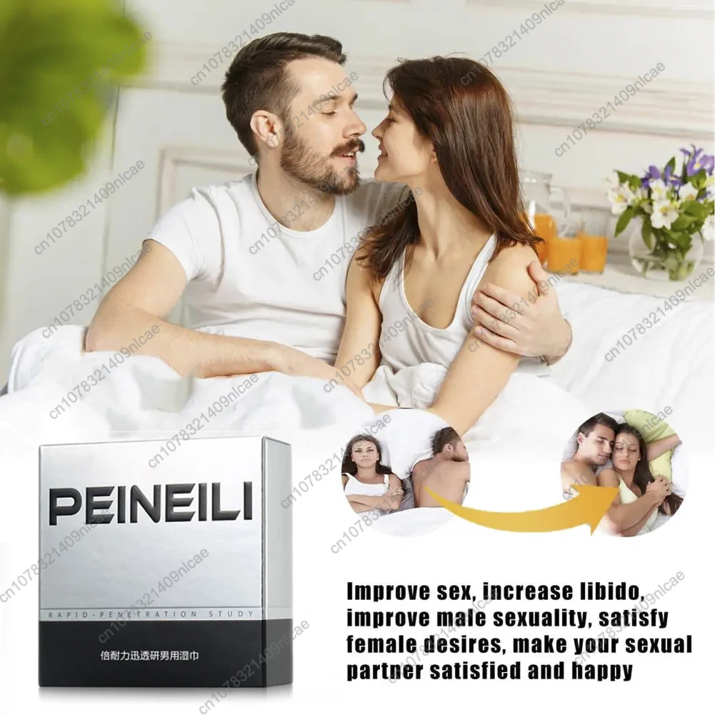 Peineili Water Tissue Power Wet Wipes Delay Original Peineili Wipes 12pcs per box wet wipes