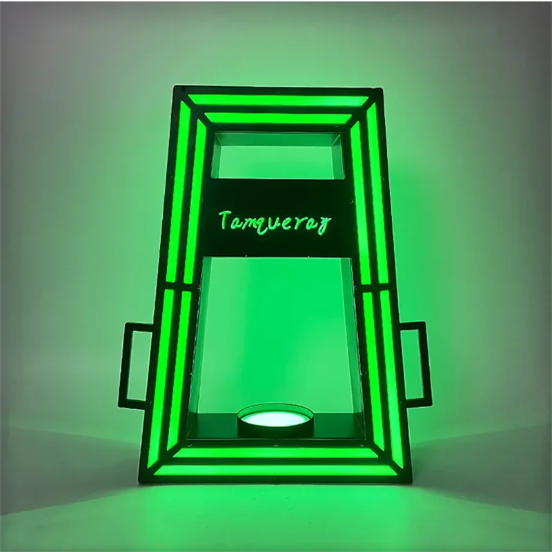 Luminous Crown Moet Champagne Bottle Presenter VIP Service Glorifier Display Neon Sign LED Bottle Carrier for Party Nightclub