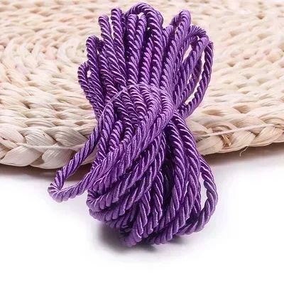 Premium 3mm Twisted Braided Cord for Gift Packaging and DIY Crafts