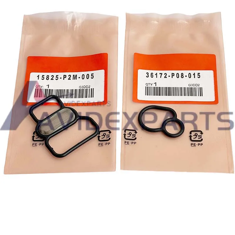 New 15825-P2M-005/36172-P08-015 For honda 1996-2005 civic D16 D17 SOLENOID GASKET KIT -Packed