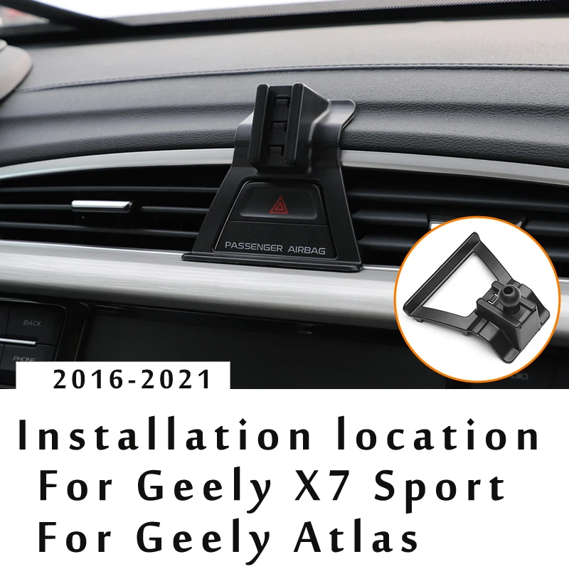 Car Phone Holder for Geely X7 Sport Atlas pro Car Styling Bracket GPS Stand Rotatable Support Mobile Accessories phone holder mobile phone holder