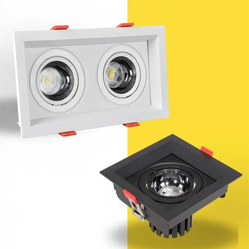 Square Spot Square Recessed Lamp Led Downlight Led 220v Dimmable