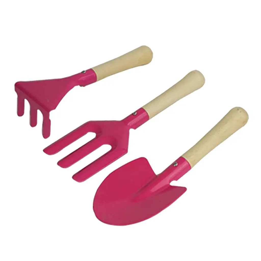 Set di giocattoli da spiaggia per bambini, attrezzi in legno resistenti per il giardino, sabbiera e castelli di sabbia per giocare all'aperto._voghion.com