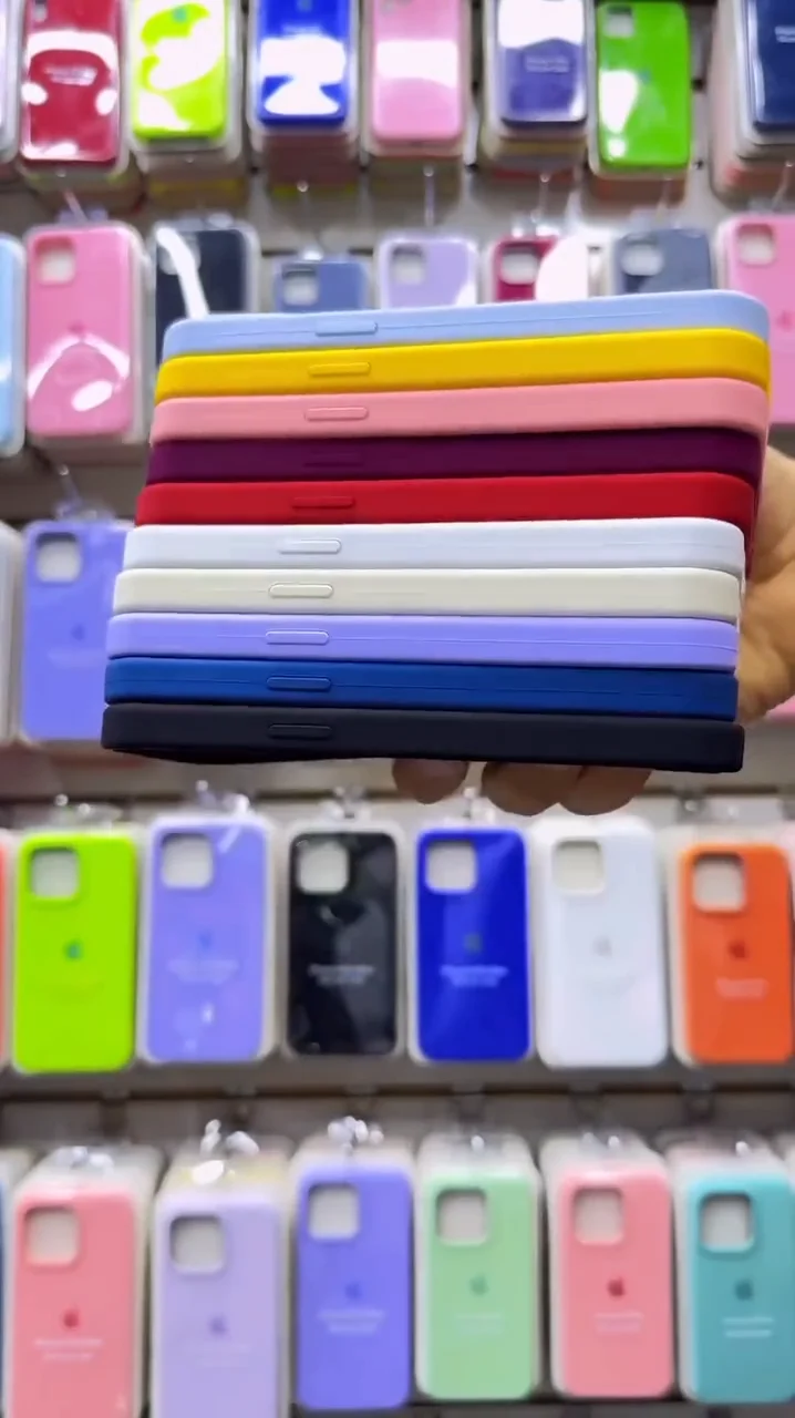 Apple Iphone Premium Liquid Silicon Phone Case For Apple