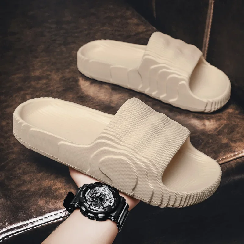 EVA Indoor Slippers Summer Outer Wear Couple Home Use Coconut Slippers Motorcycle Protective Boots One-Piece Rubber motorcycle slippers