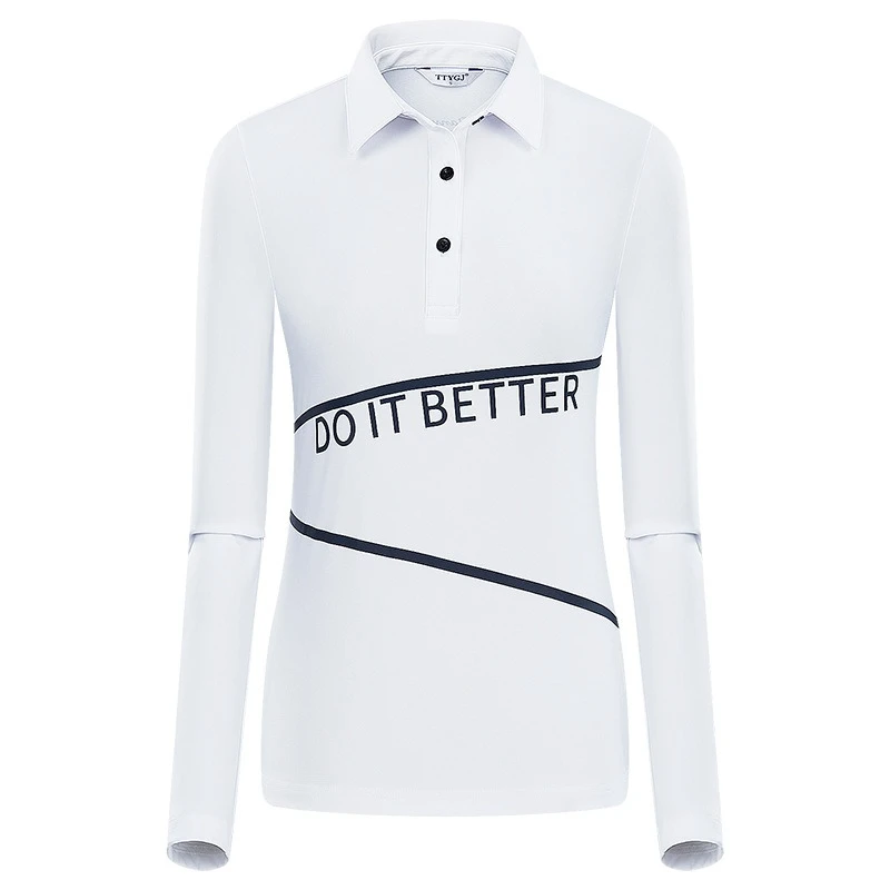 Golf Apparel Women Autumn Winter Golf Shirt Womens Long Sleeve T shirt