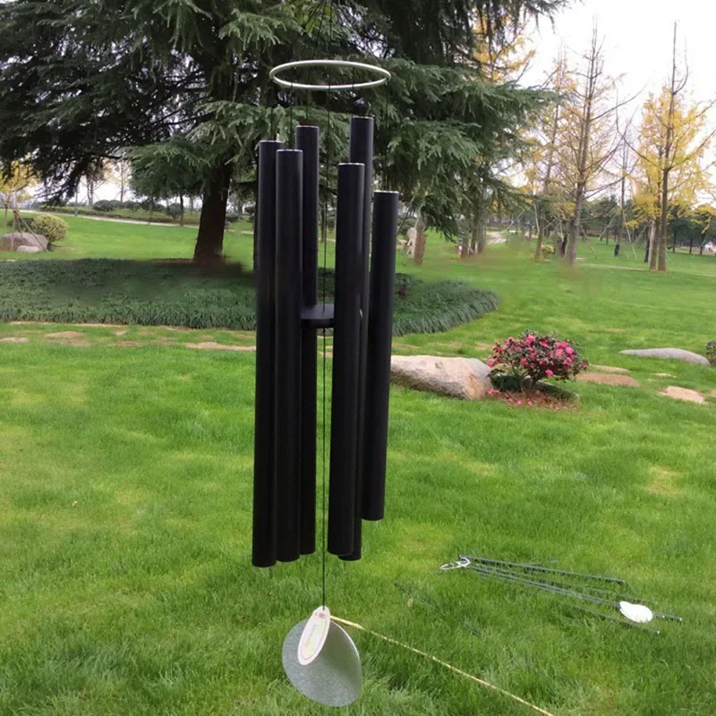 Wind Bells Outdoor 65 Inch Garden Balcony Wind Chimes Exterior Decoration Landscape Indoor Living Room Metal Bell Ornaments