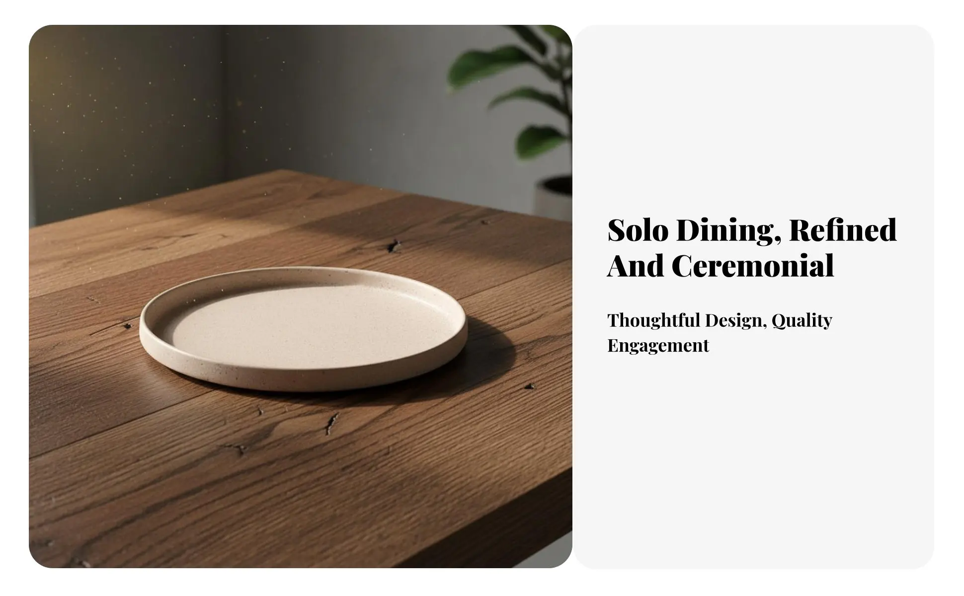 Ceramic Dinnerware Set, Single-Person Tableware, Matte Gray Bowl Plate Mug Spoon, High-End Hotel, Creative Ins Design