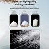 Envelope-style Down Sleeping Bag Ultra-light Goose Down Waterproof Plus Size Winter Warm Travel Hiking Camping Sleeping Bag 2
