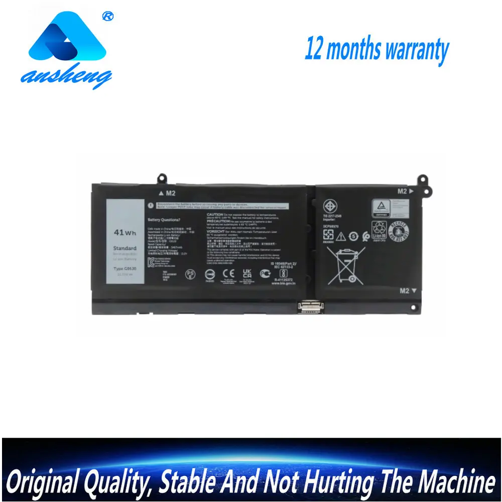

V6W33 54Wh G91J0 41Wh Аккумулятор для ноутбука Dell Inspiron 5510 5515 5310 5415 5418 3510 3511 3515 5410 2-в-1 7415 серии 2-в-1