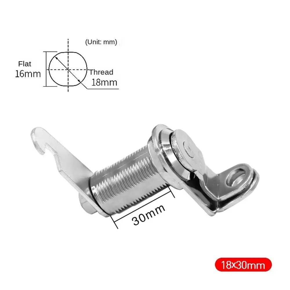 Silver Zinc Alloy Keyless Mechanical Cabinet Door Padlock