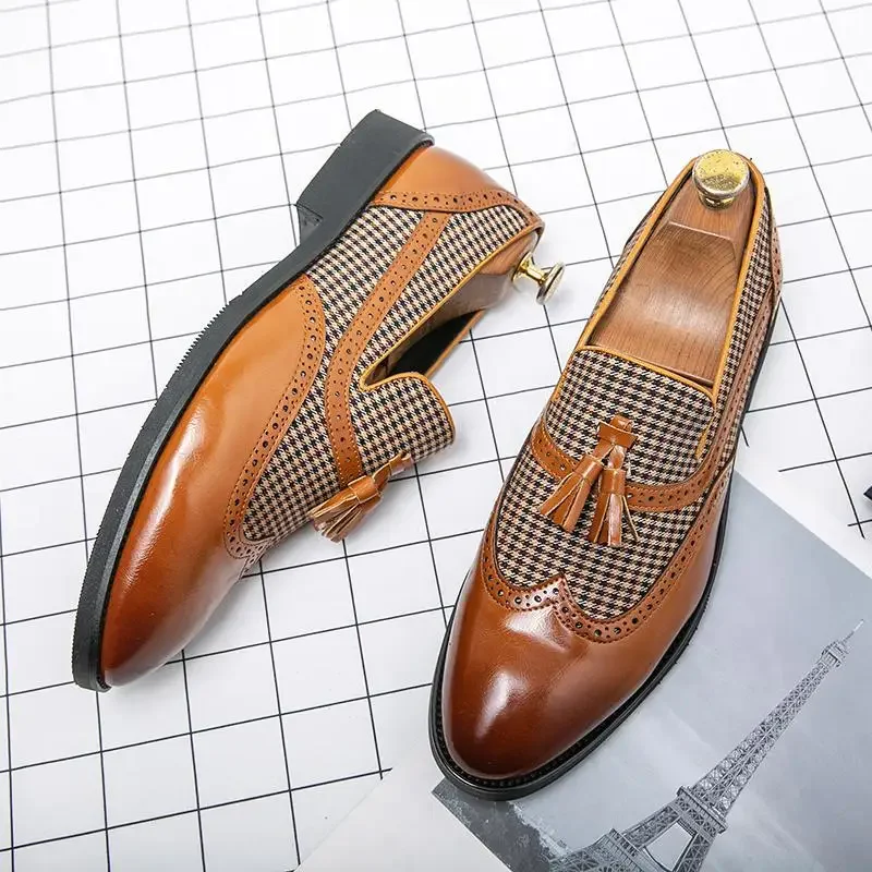 

Derby Shoes Fashion Classic Men's Business Formal Wear Shoes Party Italian Formal Shoes