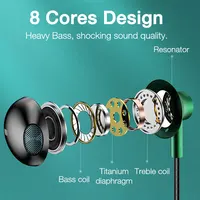 EARDECO 3.5mm Wired Headphones Bass Wired Earphone Earbuds In Ear Headphone Headset with Mic Stereo Wire Music Phone Earphone - Image 3