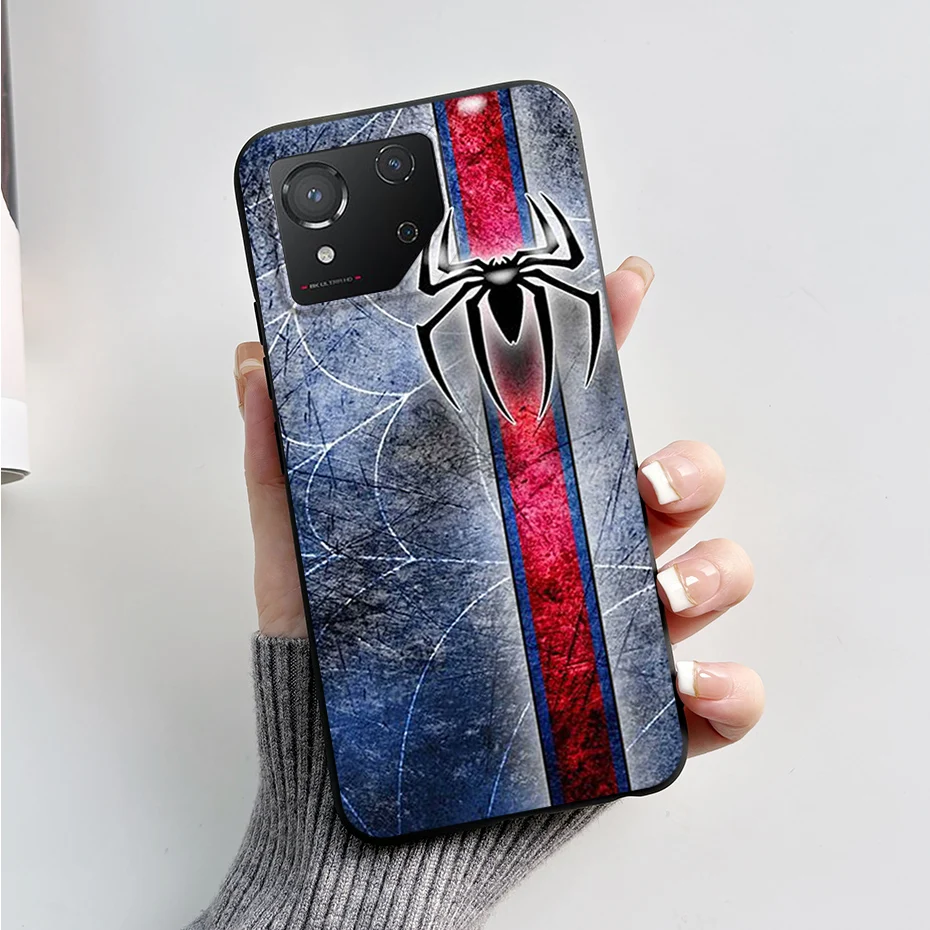 Fashion Marble Shockproof Black Silicone Soft TPU Phone Case
