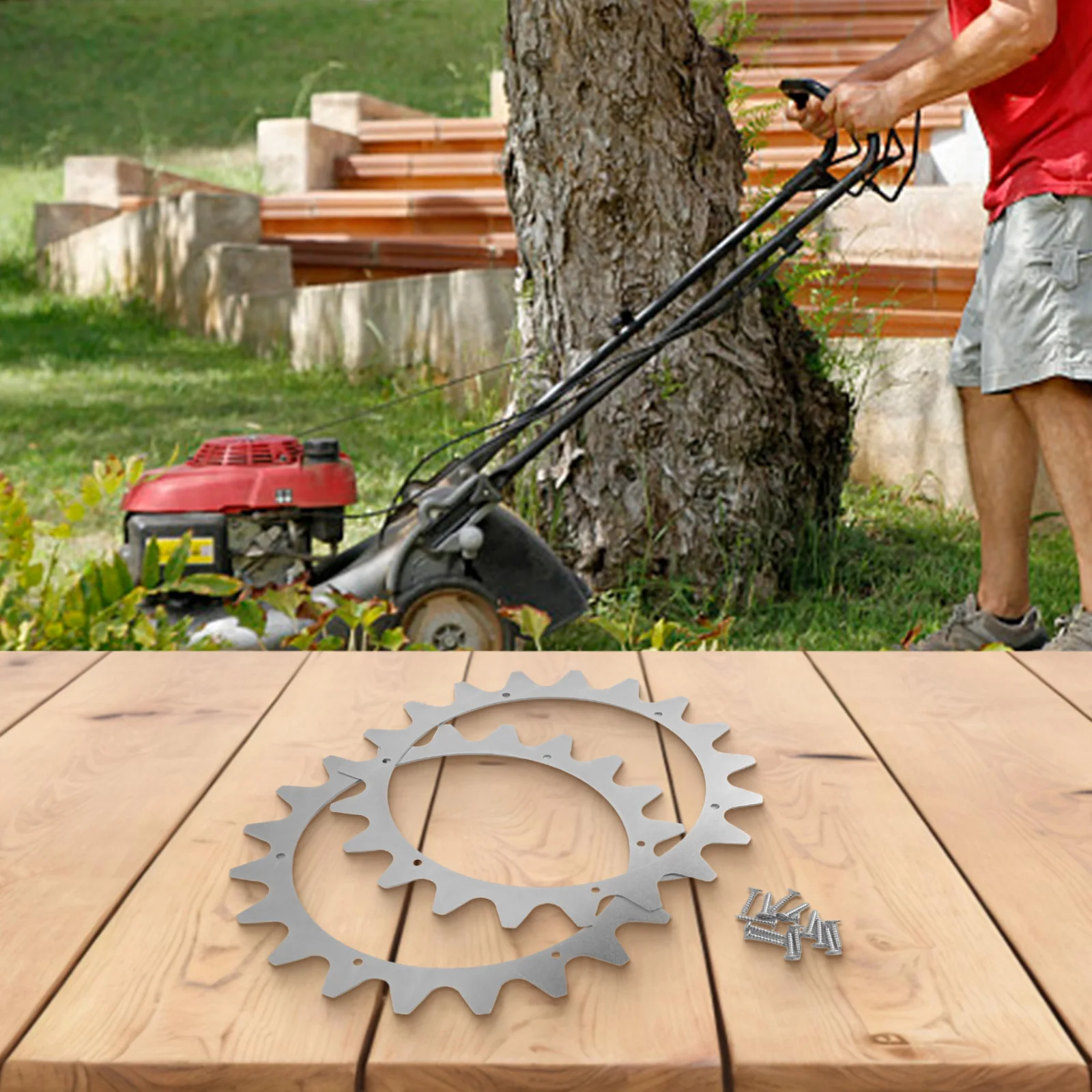 Stainless Steel Anti Skid Nail Wheels Designed For Ecovacs Goat Robotic Lawnmower Enhancing Traction And Control
