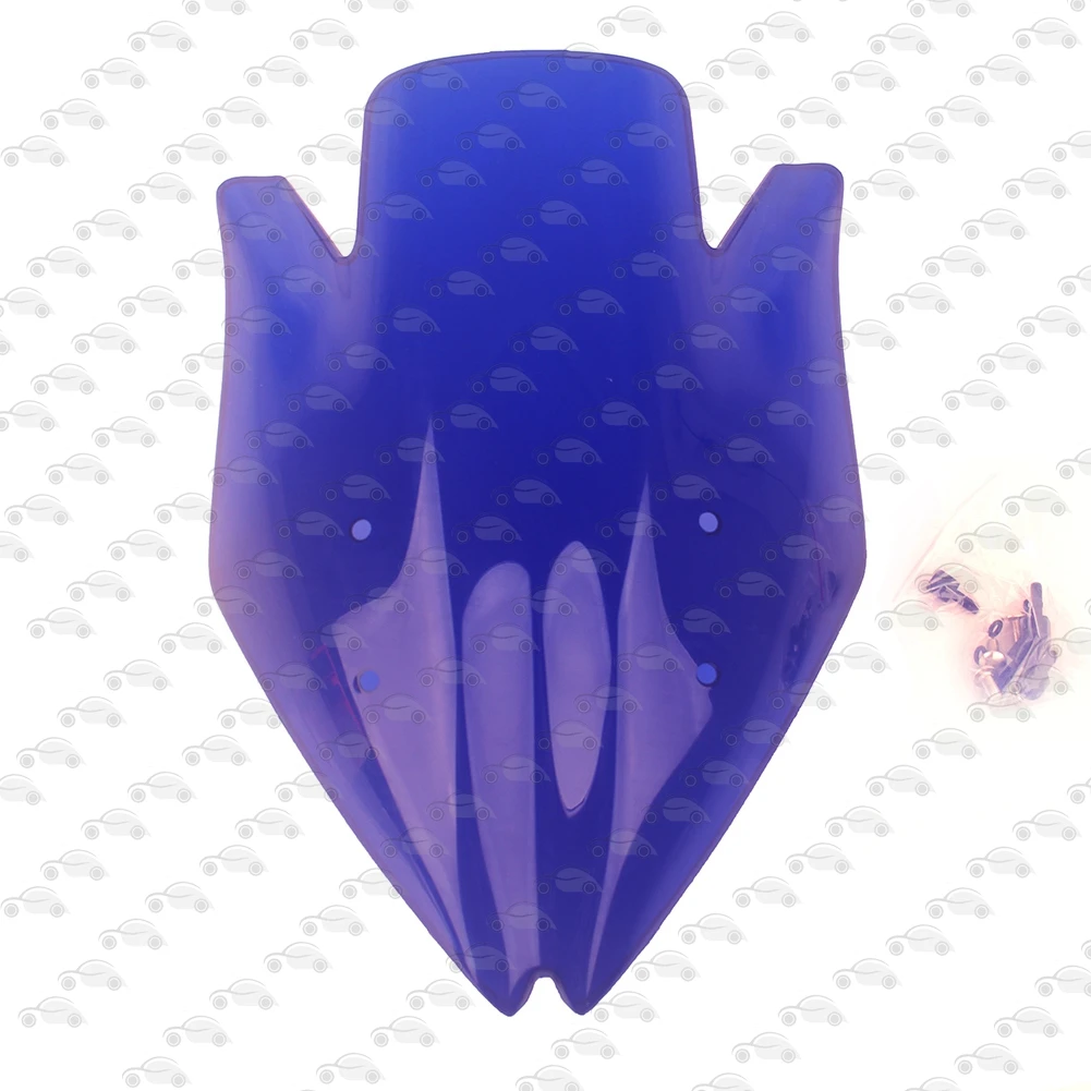 Parabrezza Double Bubble Per Kawasaki Z750 E Z1000 2003-2006 - Deflettore Vento Nero - Foto 7