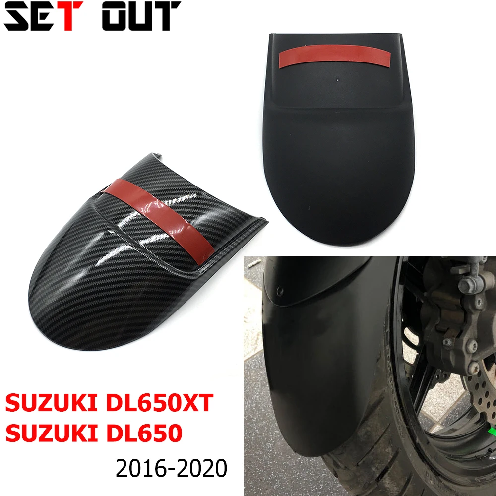 

For Suzuki DL650XT DL650 DL 650 XT 2016-2020 Motorcycle Front Mudguard Fender Rear Extender Extension Wheel Protection Cover
