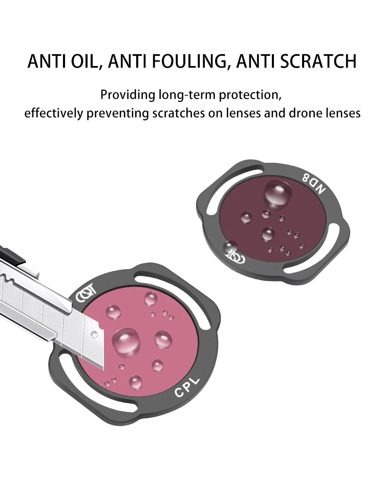 für DJI Neo ND Filter Objektivfilter-Set Kameraobjektivfilter-Kit ND CPL UV HD Optisches Glas Kamerafilter für DJI Neo Zubehör – Detail 7