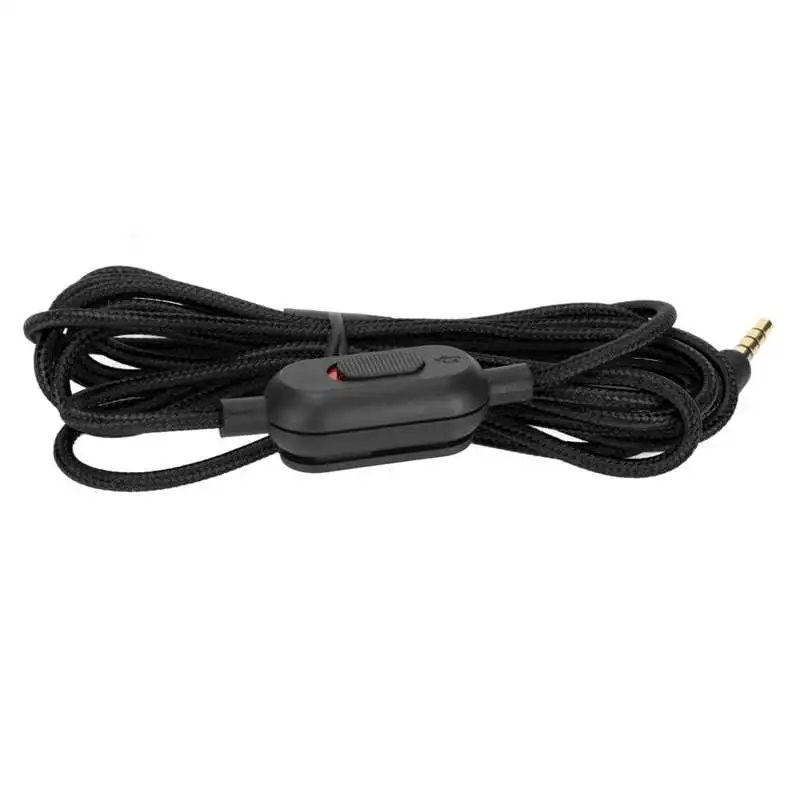 Gaming Headset Cable with Volume Control and Mute Switch Suitable