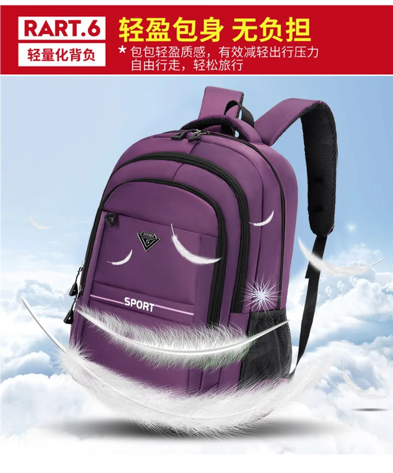 Herren-Rucksack mit großer Kapazität, lässiger Reise-Laptop-Rucksack für Damen, High School, Mittelschule, doppelte Umhängetasche 2026 im Angebot – Detail 10