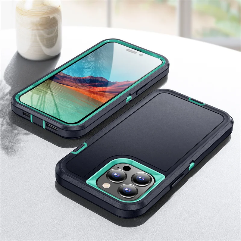 Heavy Duty Armor Protective Shockproof Back Cover Case