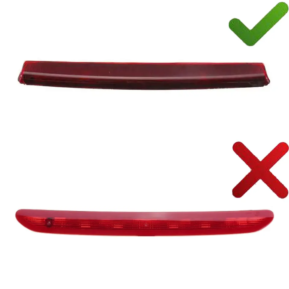 Derde Remlicht Voor VW Voor Golf 5 Voor GTI R32 1K6945097F 1K6945097F 3RD Led Remlicht Achterlicht Auto Accessoires Derde remstop Licht (Color : Red Lens