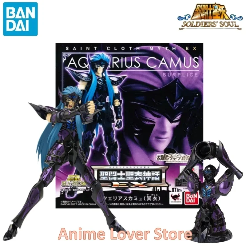 In Magazzino Bandai Original Saint Seiya Saint Cloth Myth Ex Camus Aquarius Anime Action Figures Toys Gift