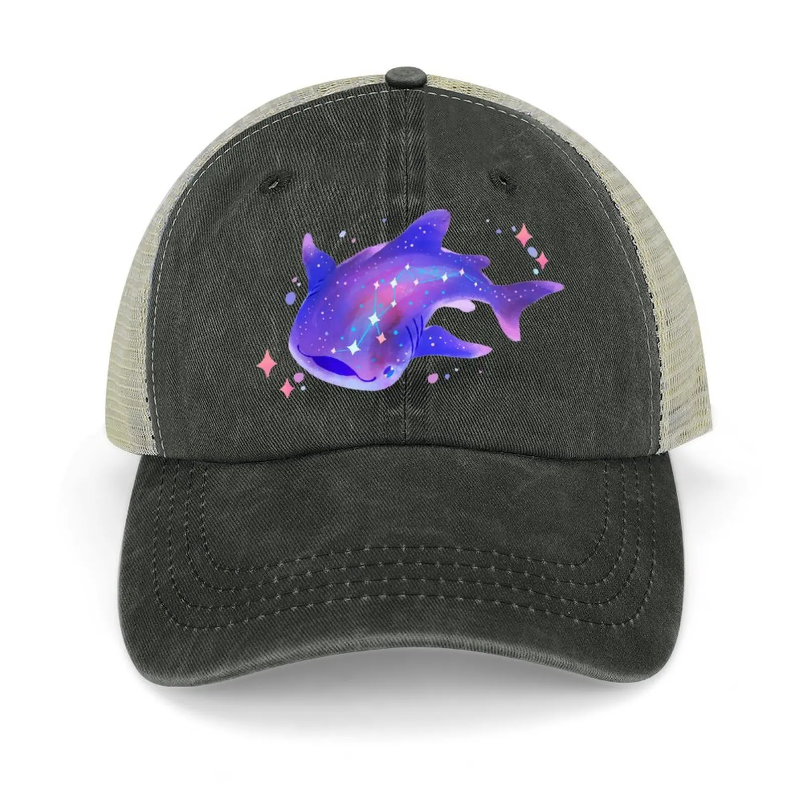 

Cosmic Whale Shark Cowboy Hat hard hat Trucker Hat Big Size Boy Child Women's