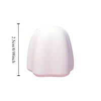3pcs Self closing toothpaste cap silicone lid free lazy toothpaste cap cleaning and dust prevention 2