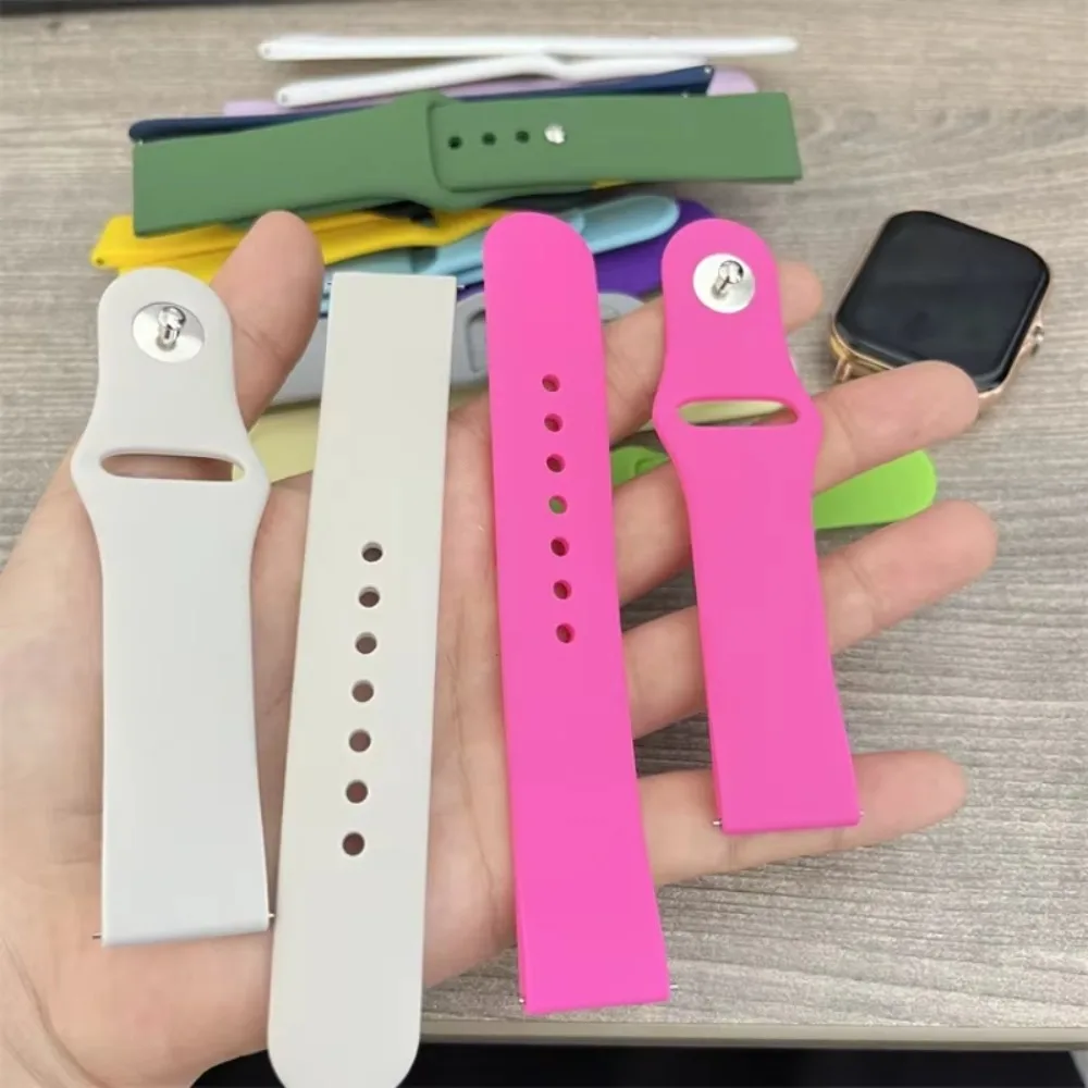 Breathable Silicone Sport Strap Wristband - Soft and Adjustable for All-Day Comfort