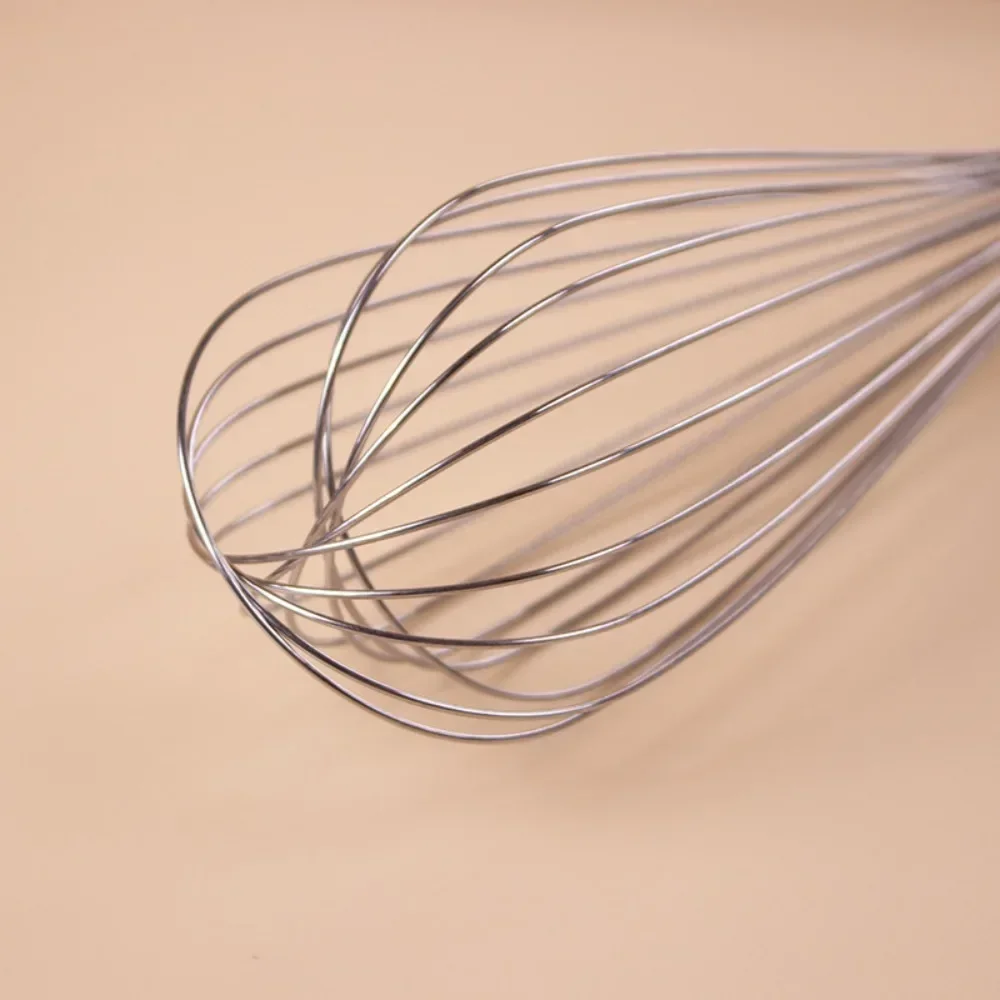 Advanced stainless steel manual egg beater with 10 line mixer for kitchen balloon mixing, baking, and blending -10-12 inches
