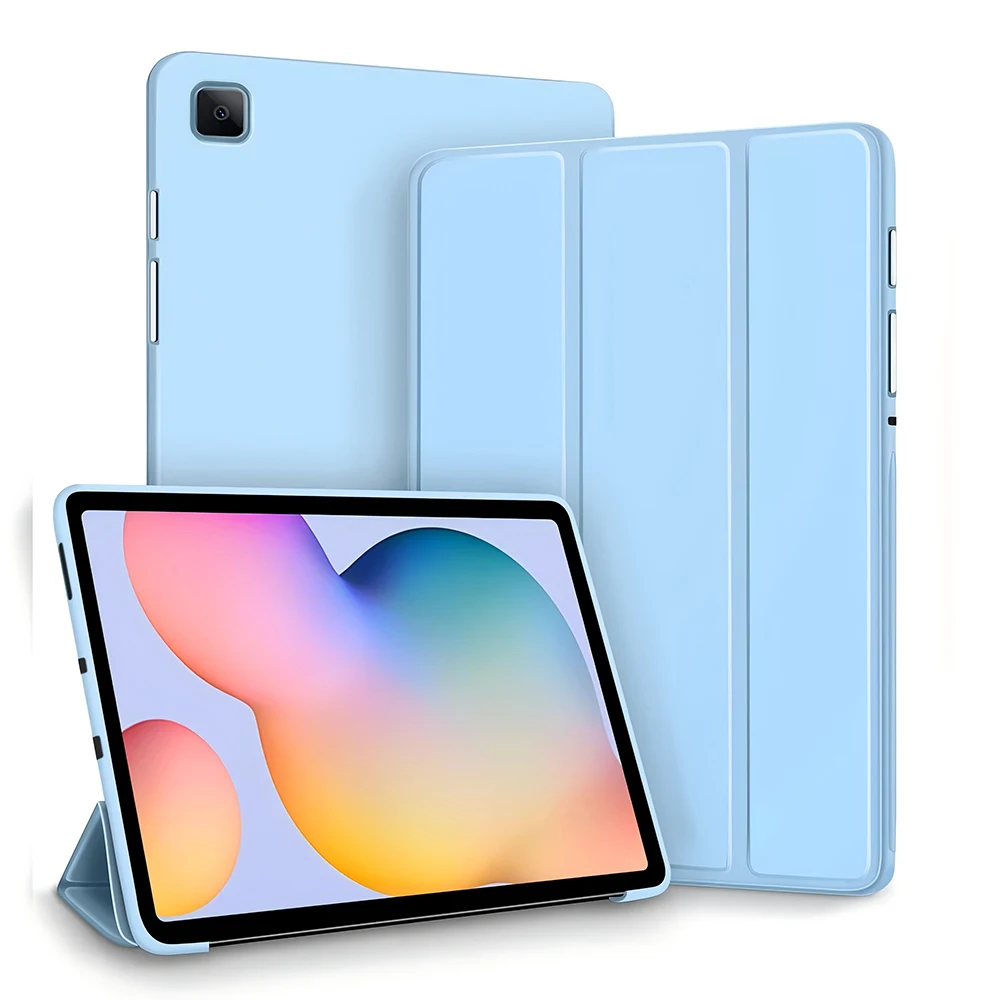 Soft Silicone Flip Smart Cover Tablet Case