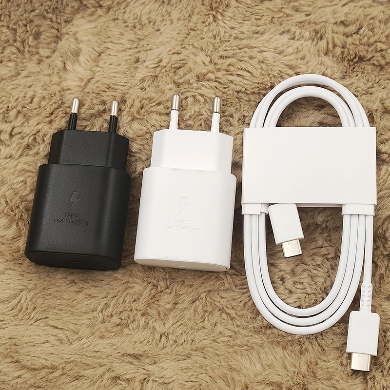 Samsung 25W EU USB-C Wall Charger with Super Fast Charging Capability