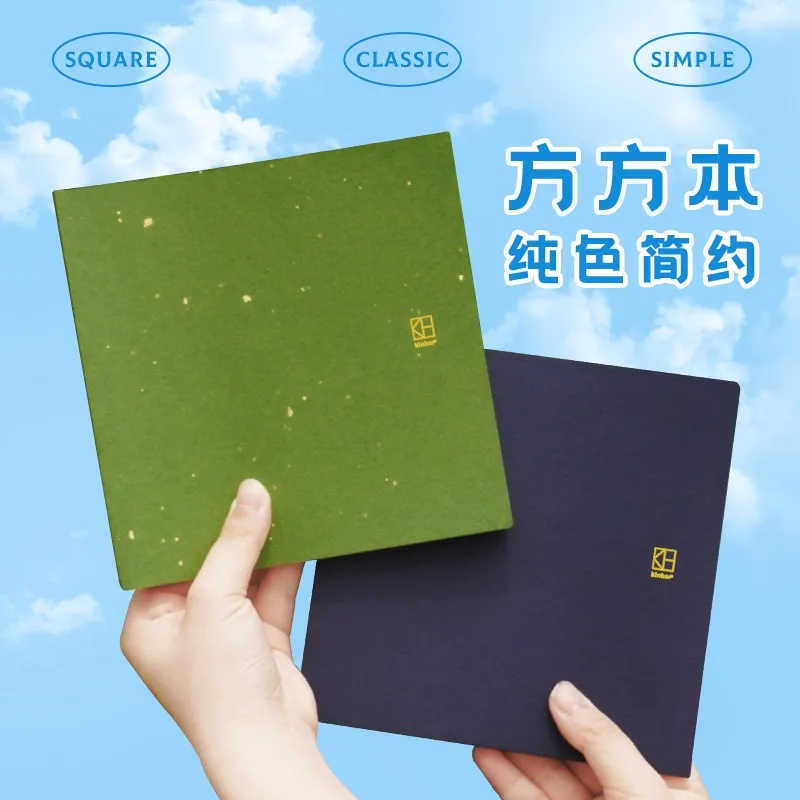 

Kinbor Techo Square Notebook Creative Record Notepads And Journals 88 Sheets Portable multifunctional Pages Handbook Stationery
