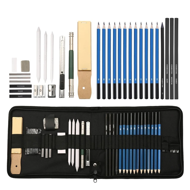 26 Pcs Sketch Pencil Drawing Set Sketch Tool Kit Art Painting Pencil Art  Sketching Supplies For Artists Adults Teens Beginner - Art Sets - AliExpress