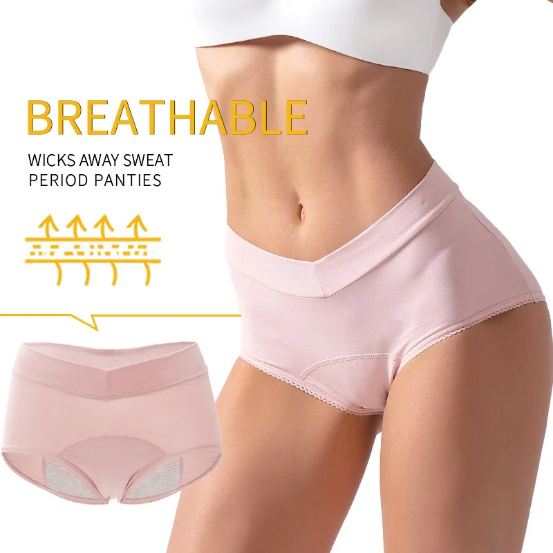 High Waist Physiological Menstrual Panties Calzones Mujer Algodón Leak  Proof Cotton Underwear Women Health Plus Size 5XL Briefs - AliExpress