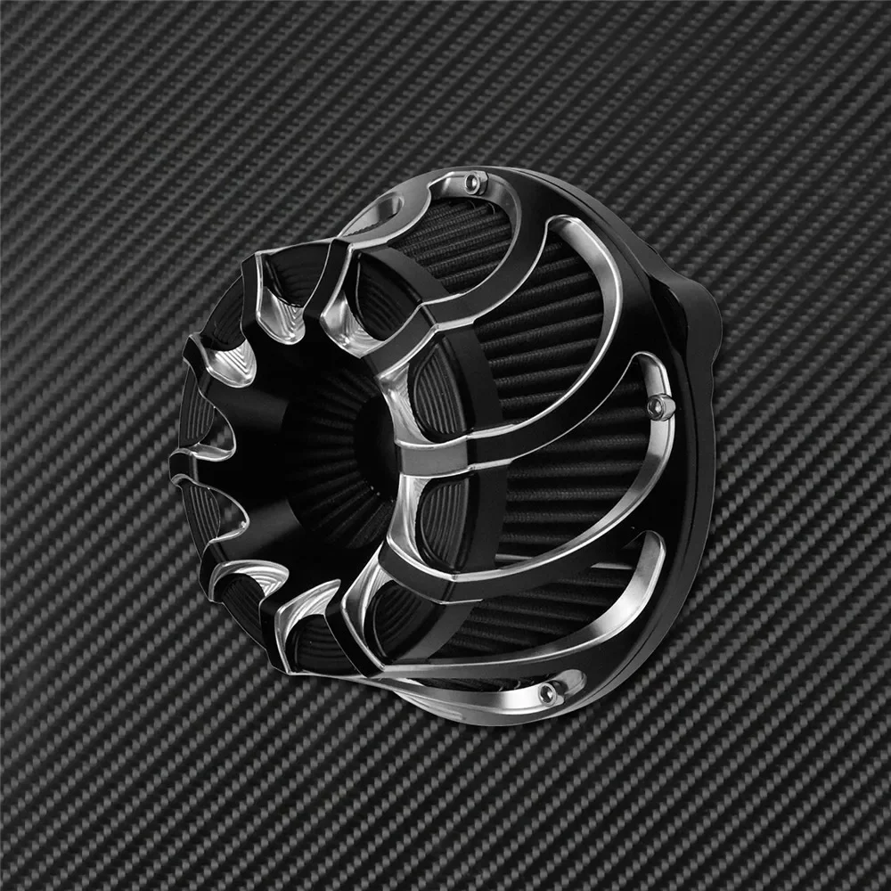 Moto Filtro Aria Pulitore Filtro di Aspirazione Elemento Grigio Per Harley Sportster XL Dyna Touring Street Electra Road Glide Softail - Image 5