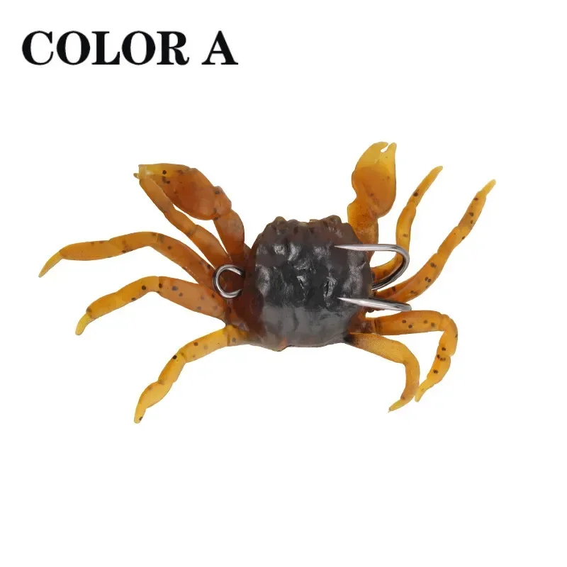 ALASICKA 5-10 قطعة 8/10 سنتيمتر كراب إغراء ثلاثية...