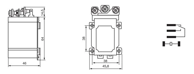 

JQX-60F/1Z 60A High-power Bumper Car 220V Current 40F-58F-63F