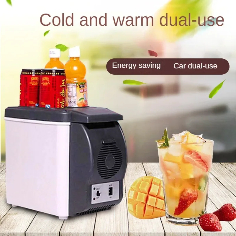 6L 12V Electric Car Refrigerator Mini Freezer Car Freezer Cooler and Warmer Electric Fridge Portable Icebox Travel Refrigerator