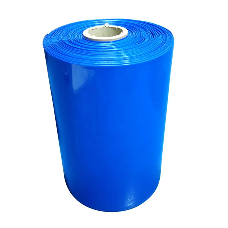 리튬 배터리 열수축 필름, PVC 열수축 튜브 슬리브, 폭 160-400mm, 블루 슬리브, 18650 21700 26650/32650, 1kg