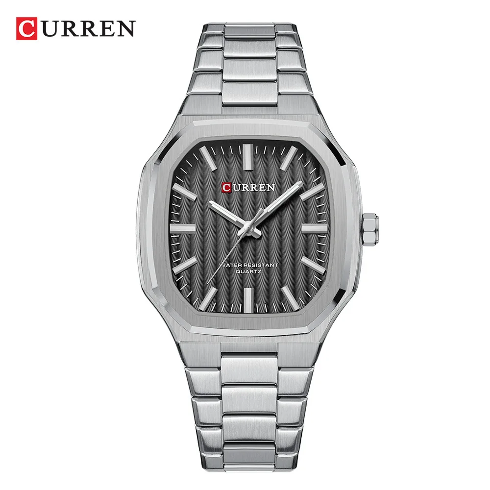 Curren *出品 Curren 8458 Men's Watch Fashion Steel Band Business Watch