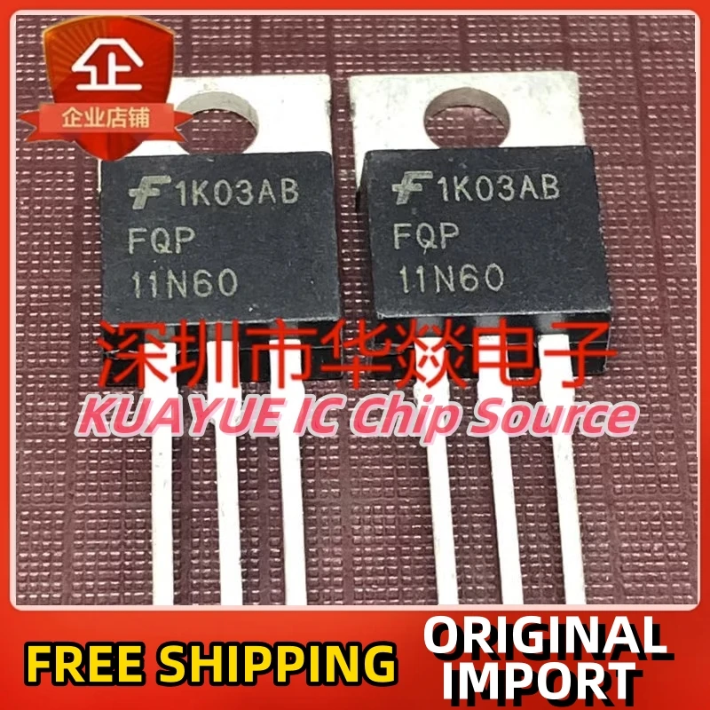 

10PCS-30PCS FQP11N60 TO-220 600V 11A Fast Shipping Quality Guarantee