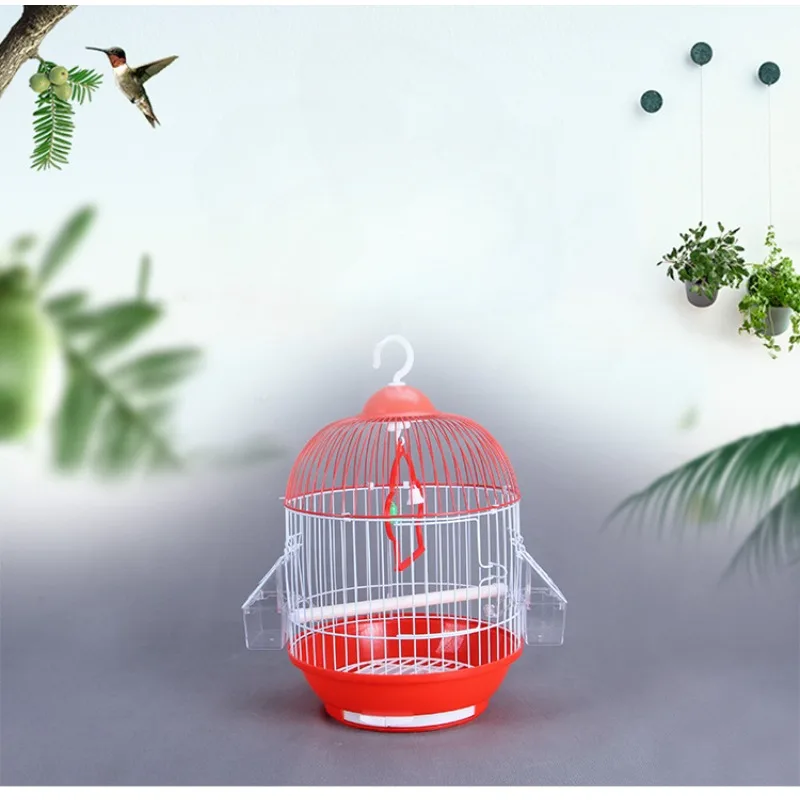 Mini Spherical Shape Birdcage Standing Ornamental BirdCage Easy To Clean Breeding Bird Flight Cage Home Crate Parrot Nest