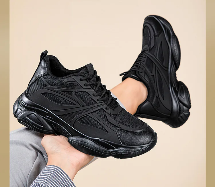 Winter Men's Height-increasing 10CM Sports Shoes Men Genuine Leather Mesh Shoes Warm Thick-soled Shoes Heightening Insoles 6-8CM S120b4cb769d74412ba85fc4cbc8f3c3dN