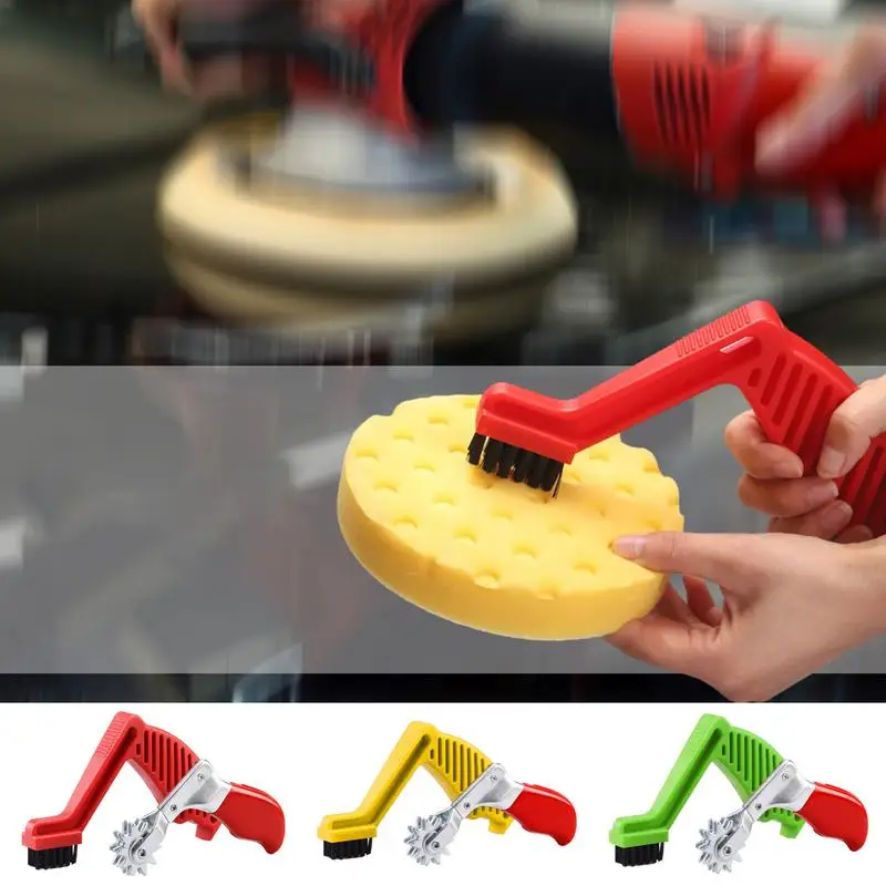 

Polishing Pad Conditioning Brush Polishing Spur Tool Foam Wool Buffing Pad Cleaning Professional Car Buffing Pad Washing Supply