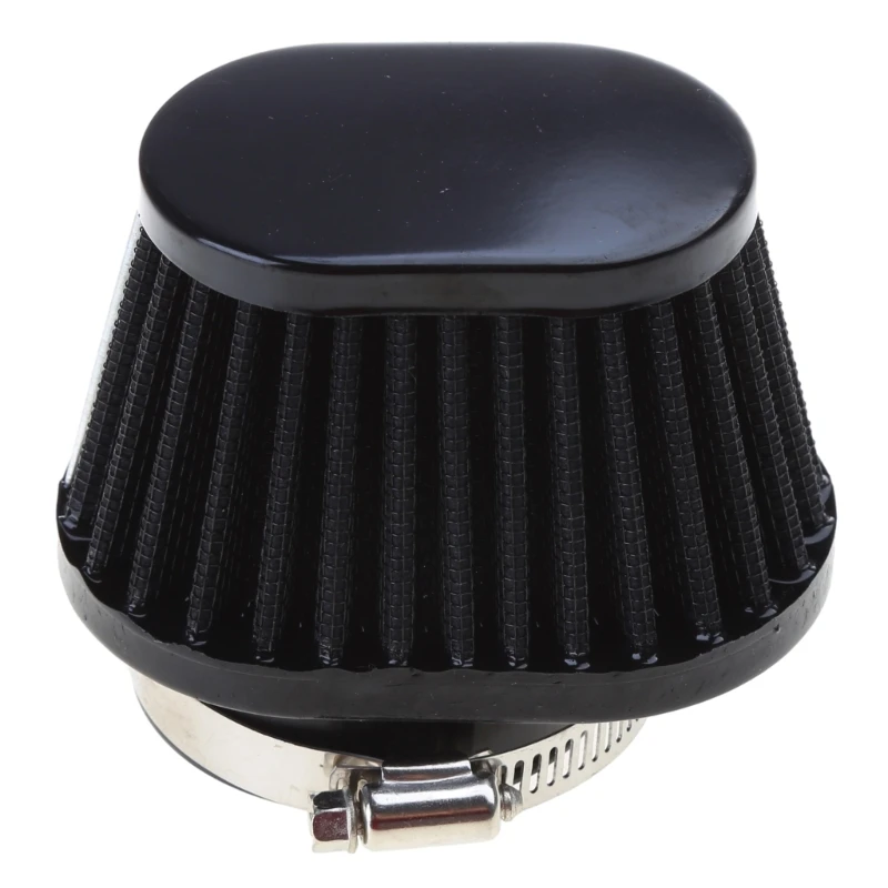 Air filter motorcycle air filter air filter cleaner 51/55/60mm Motorcycle Car Air Filter High Flow Intake Filter Sport Power Mesh Cone Cold Air Induction