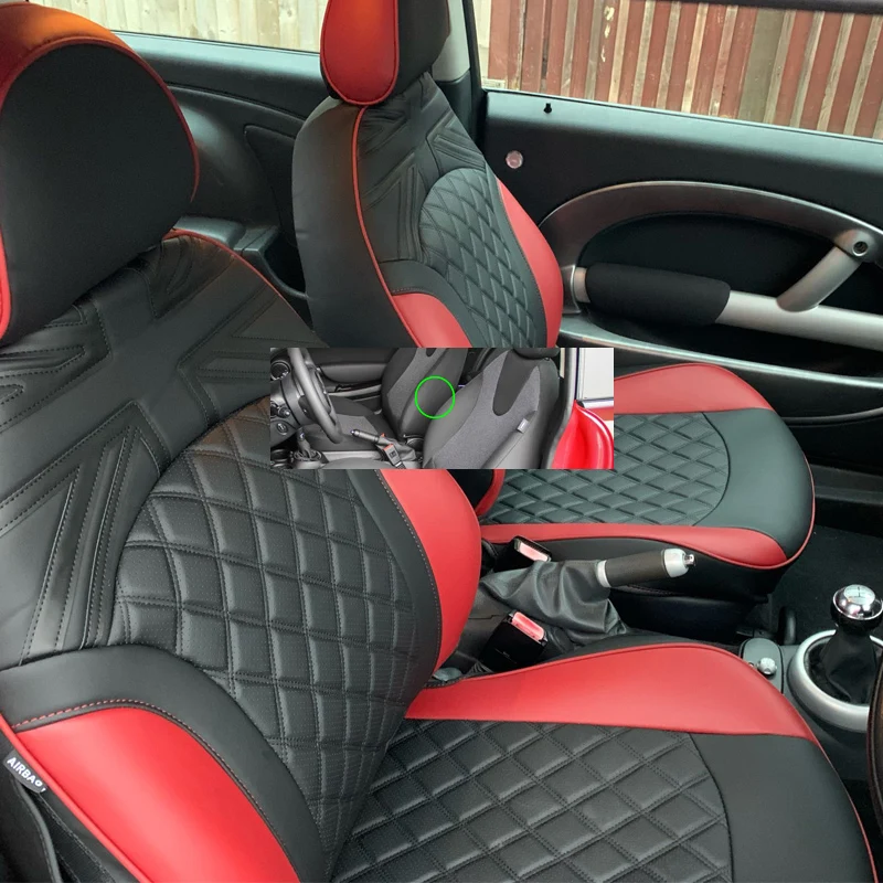 Accessoire Voiture Organisation Range-siège Auto Pour Mini Cooper - 2 Boîtes Anti-perte Noir - R55 R56 R57 Etc. Accessoire Voiture Interieur Decoration