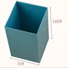 Simple Candy Colour Student Multifunctional Stationery Pen Holder Ins Square High Value Large Capacity 3